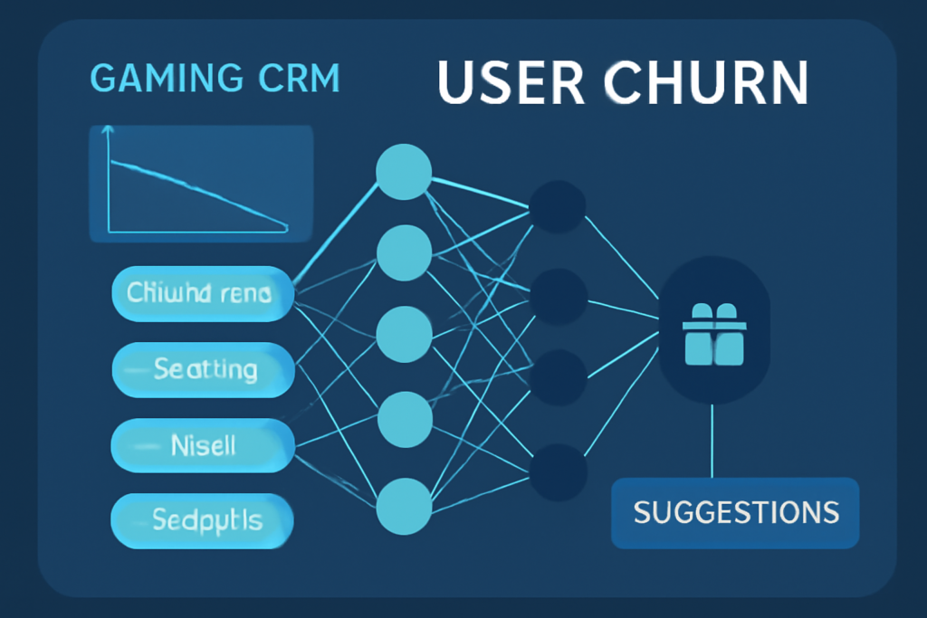 Neural network churn analysis across AI CRM for iGaming Player Retention 